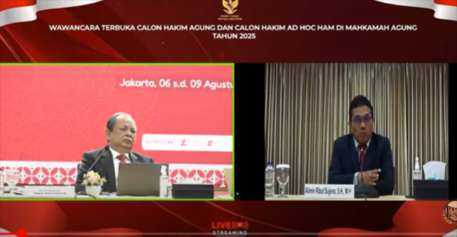 KY Berlakukan Wawancara Terbuka terhadap 23 Calon Hakim Agung dan Hakim Ad Hoc HAM, Publik Bisa Partisipasi